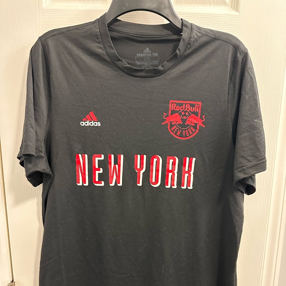 Adidas Red Bull New York Black T-Shirt